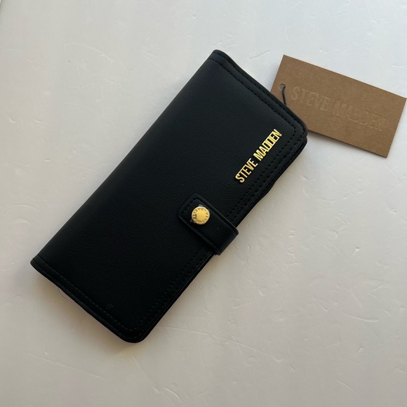 NWT STEVE MADDEN FOLDOVER WALLET CASE ORGANIZER - Picture 4 of 10